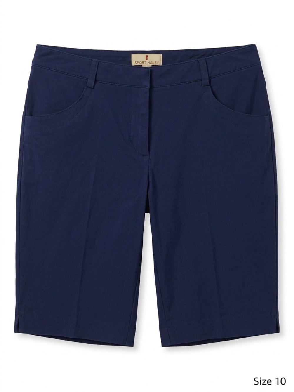 Sport Haley Navy Blue Stretch Golf Shorts | Size 10